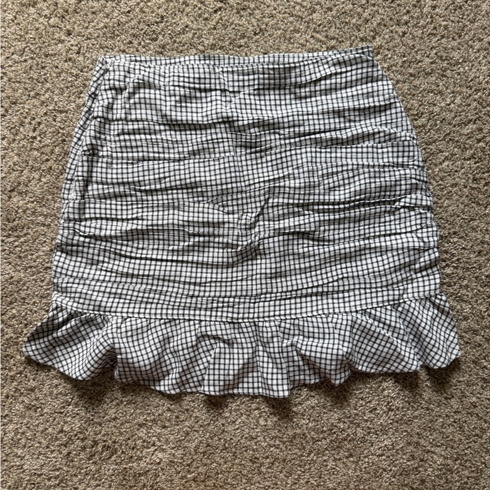 Abercrombie and Fitch plaid mini skirt